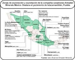 Se manifiestan contra Almaden en el Palacio Municipal de Ixtacamaxtitlán