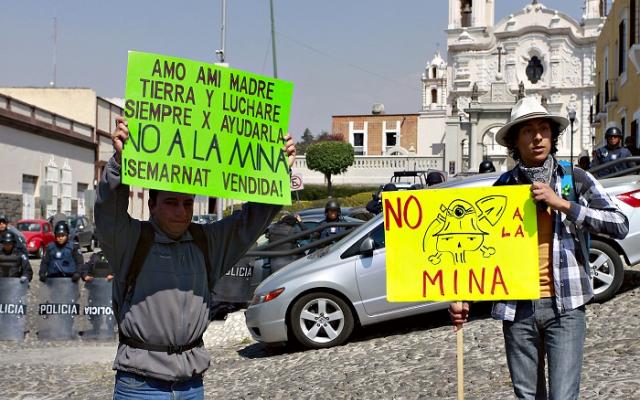 Edil de Tetela de Ocampo respalda oposición a minera Frisco