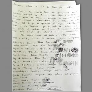 Pobladores de Zoquiapan logran que alcalde niegue permisos a Ingdeshidro