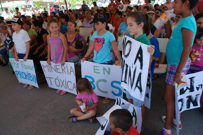 Ciudadanos van contra mina en Reserva de BCS: “Oro para pocos, cáncer para todos”