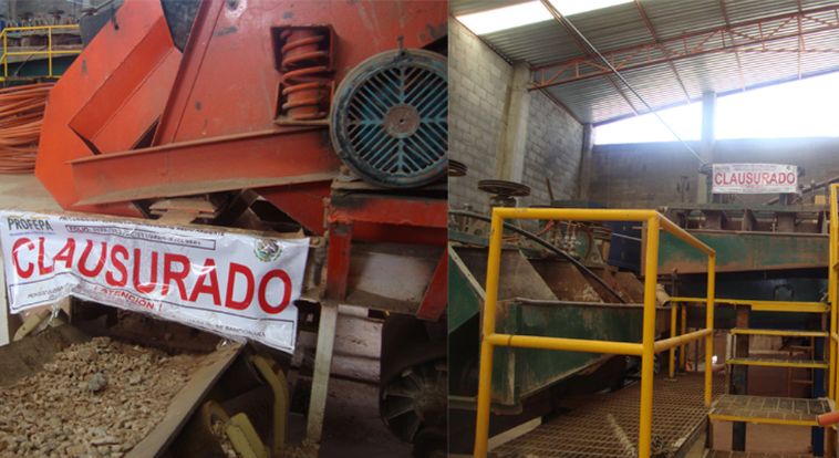 Clausuran minera en Zacatecas