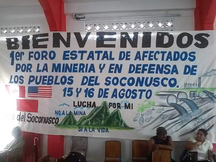 BOLETÍN DE PRENSA. Avances en la lucha contra la minería en el Soconusco, Chiapas