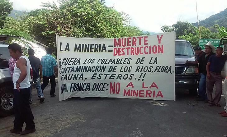 Dan plazo al alcalde para declarar libre de minería a Escuintla