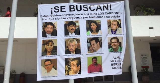 Presentan denuncias penales contra exfuncionarios del Ayuntamiento por autorización de minería