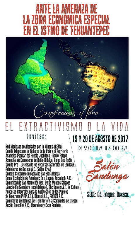 FORO EN IXTEPEC CONTRA LA ZONA ECONÓMICA ESPECIAL