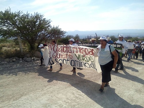 Habitantes de Chalchihuites demandan el cierre precautorio de la minera Unidad El Toro
