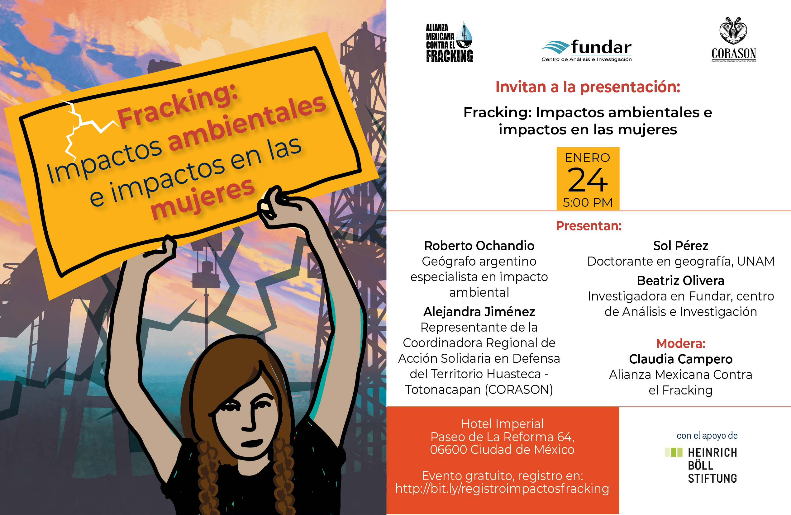 Presentación del informe «Impactos del fracking en las mujeres»