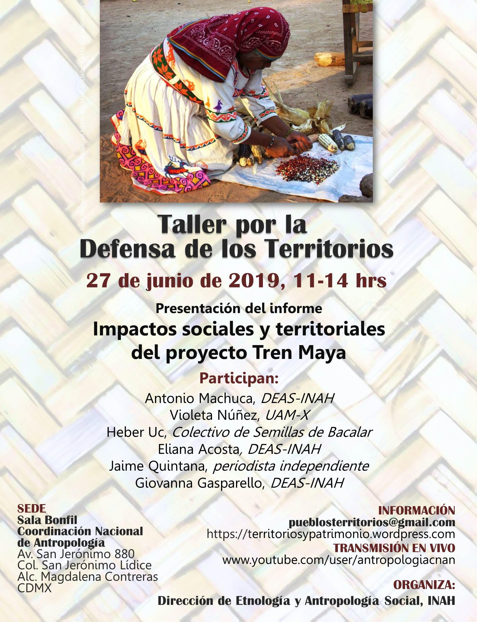 Presentación del informe Impactos sociales y territoriales del proyecto Tren Maya