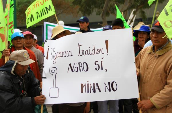 La mayor convención minera de Perú abre con protestas contra la mina Tía María
