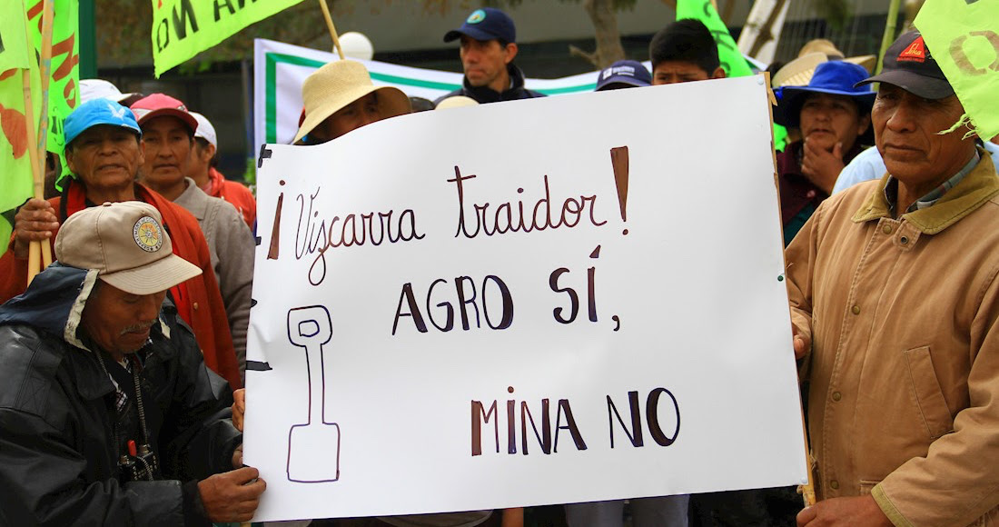 La mayor convención minera de Perú abre con protestas por proyecto de Grupo México, de Larrea