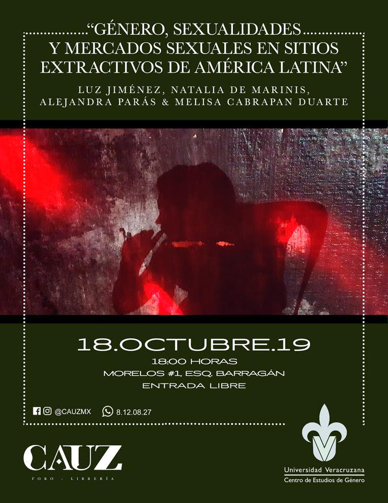 PRESENTACION DEL LIBRO «GÉNERO, SEXUALIDADES Y MERCADOS SEXUALES EN SITIOS EXTRACTIVOS DE AMÉRICA LATINA»