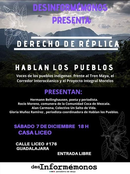 DERECHO DE RÉPLICA. HABLAN LOS PUEBLOS