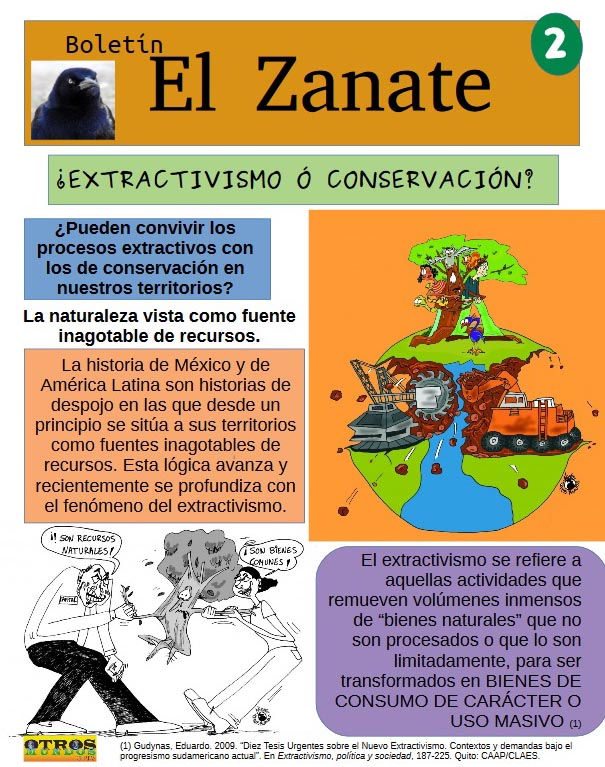 [PDF] Boletín El Zanate n° 2 «¿Extractivismo o conservación?»