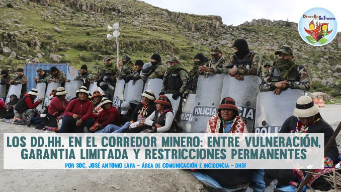 Los DD.HH. en el corredor minero: entre vulneración, garantía limitada y restricciones permanentes