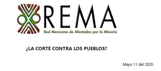COMUNICADO «¿LA CORTE CONTRA LOS PUEBLOS?»