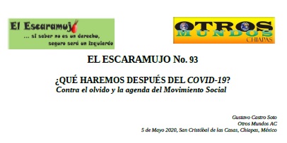 El Escaramujo 93: ¿QUÉ HAREMOS DESPUÉS DEL COVID-19?