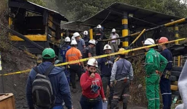 Se registra un nuevo accidente minero en Boyacá con dos personas atrapadas