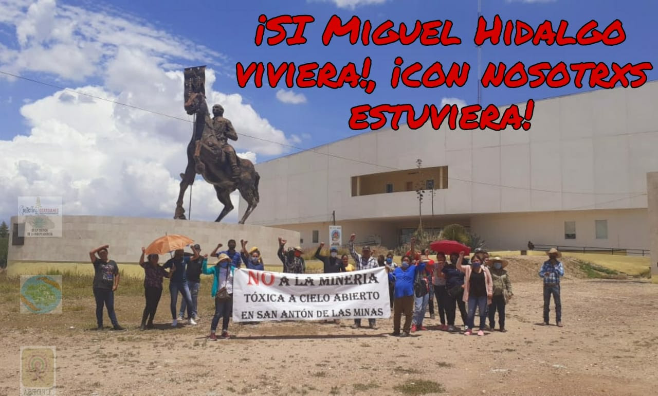 Activistas dicen “No a la mina” con manifestación virtual en Dolores Hidalgo