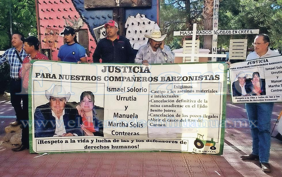 Exigen justicia por barzonistas asesinados