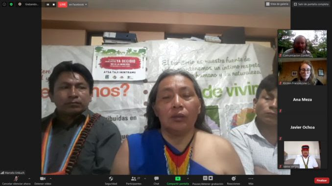Shuar rechazan actividades mineras en su territorio