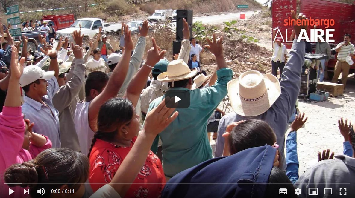 [Video] Guerrero: Pobladores de Carrizalillo mantienen plantón después de un mes afuera de minera canadiense