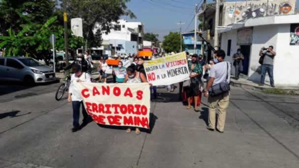 Un conflicto ecológico de minera canadiense