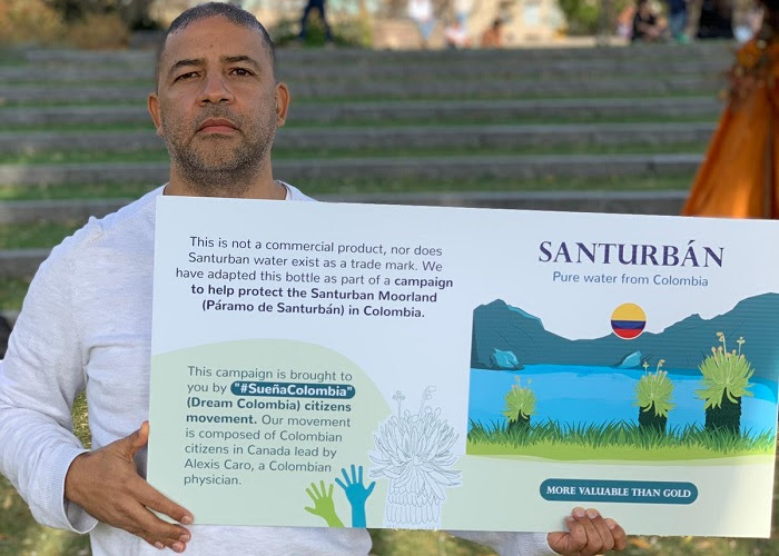 En Canadá también apoyan la defensa Santurbán