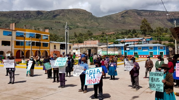 Comunidad de Andamarca pide no entregar concesión minera para la extracción de recursos metálicos y no metálicos