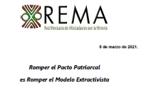 Romper el Pacto Patriarcal  es Romper el Modelo Extractivista