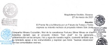 Replica Frente No a la Minería por un futuro de todas y todos