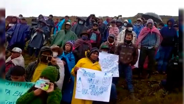 Pobladores de Villa Canaán rechazan exploración minera en la zona