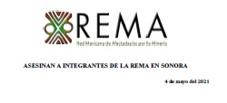 COMUNICADO REMA «ASESINAN A INTEGRANTES DE LA REMA EN SONORA»