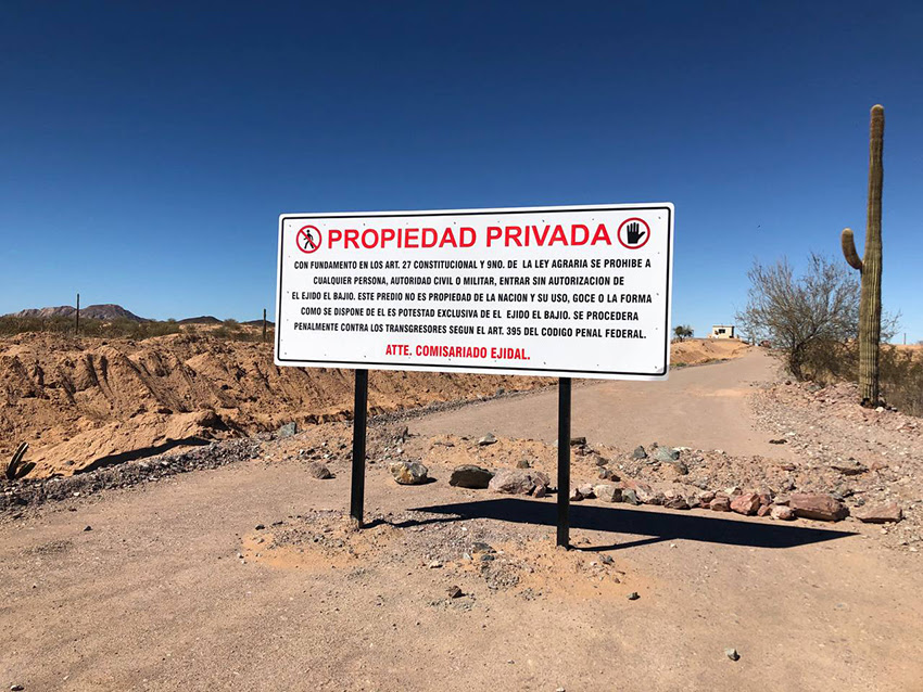 Por caso minero, solicita CNDH medidas cautelares para ejidatarios de El Bajío, Sonora