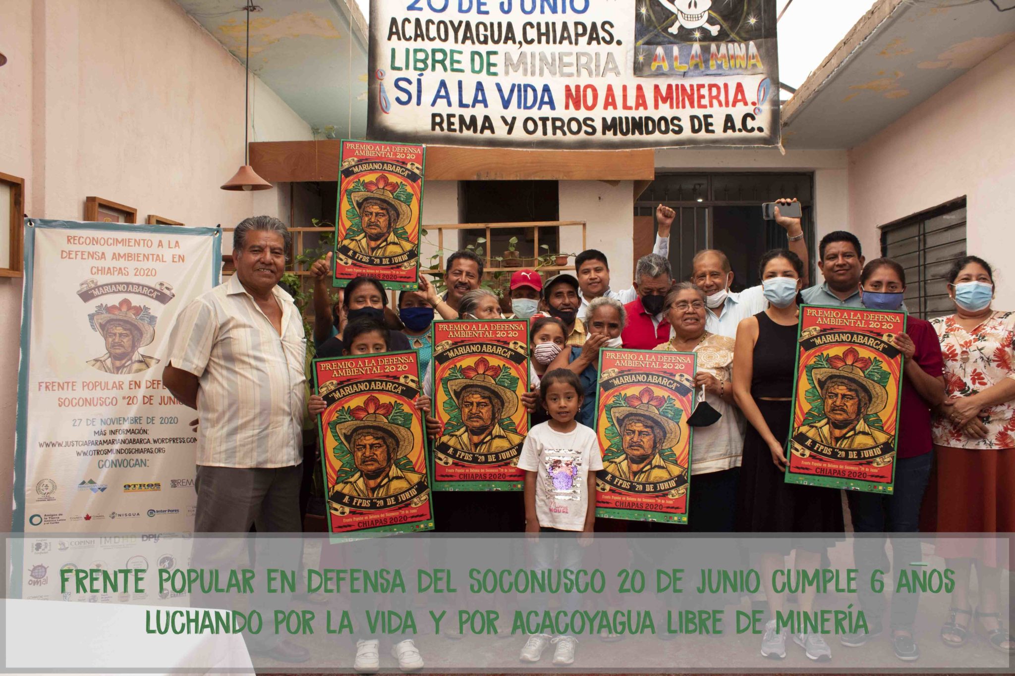 OTROS MUNDOS: Frente Popular en Defensa del Soconusco “20 de junio” cumple 6 años luchando por la vida y por Acacoyagua libre de minería