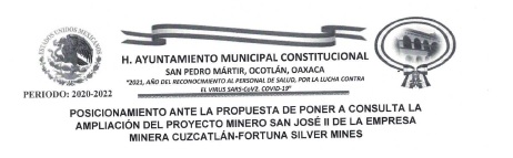 📣 «Las autoridades de San Pedro Martín y San Pedro Apostol, ubicados en el valle de Ocotlán, Oaxaca, dicen NO a la consulta que pretende realizar SEMARNAT».