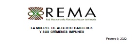 COMUNICADO «LA MUERTE DE ALBERTO BAILLERES Y SUS CRÍMENES IMPUNES»