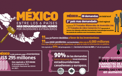 Seminario web Radiografía del poder transnacional en México: El régimen de protección de inversiones y sus consecuencias