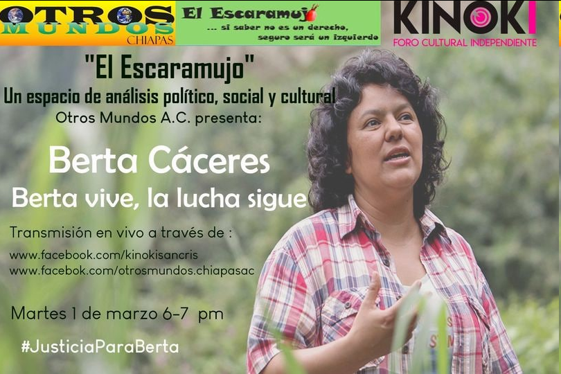 Escaramujo en la radio. Justicia para Berta