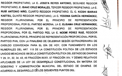 DECLARATORIA DEL FPDS, ACACOYAGUA TERRITORIO LIBRE DE MINERÍA, FORO SEPTIEMBRE 2022