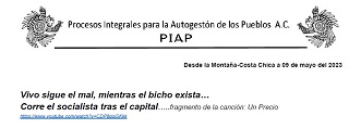 Comunicado PIAP, 9 de mayo de 2023