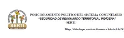 Posicionamiento de la comunidad de Tilapa en Gro